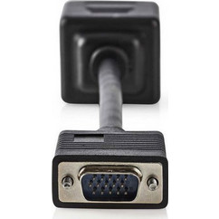 Nedis CCGP59120BK02 Καλώδιο VGA Male to 2 x VGA Female 0.2m