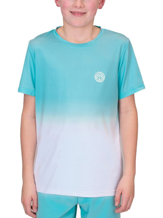 Bidi Badu Παιδικό T-Shirt Κοντομάνικο Λευκό Τιρκουάζ B1620003-AQWH