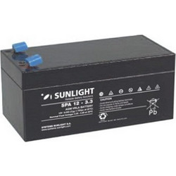 Sunlight SPA12-3.3 Μπαταρία VRLA-AGM 12V 3.3Ah