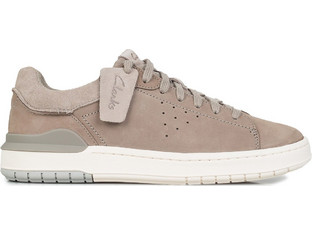 Clarks Courtlite 2 Run 252 Ανδρικά Sneakers Εκρού 26181294