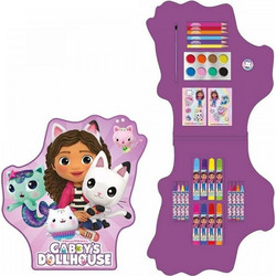 Cerda Gabby's Dollhouse Σετ Ζωγραφικής 34τμχ