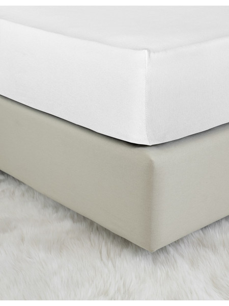 Nima Σεντόνι Μονό Βαμβακερό με Λάστιχο 100x200+40 Tender White