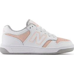 New Balance 480 Παιδικά Sneakers Λευκά Σομόν PSB480VP