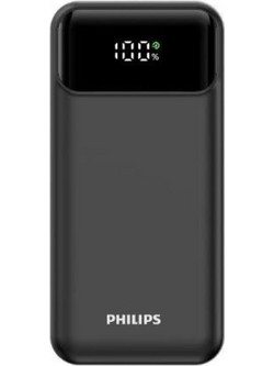 Philips Power Bank 10000mAh 22.5W με Θύρα USB-A & 2 Θύρες USB-C Black