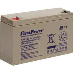 First Power FP6120 Μπαταρία VRLA-AGM 6V 12Ah