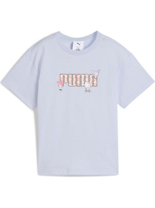 Puma Παιδικό T-Shirt Κοντομάνικο Λιλά 630062-47
