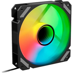 Sharkoon Shark Mirror Case Fan 120mm RGB με Σύνδεση 4-Pin PWM Black