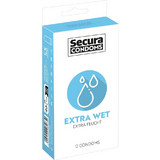 Secura Extra Wet Προφυλακτικά με Επιβραδυντικό & Λιπαντικό 12τμχ