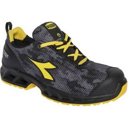 Diadora Shark Stable Impact Low Μποτάκια Ασφαλείας S3 Αδιάβροχα Μαύρα Κίτρινα 177671