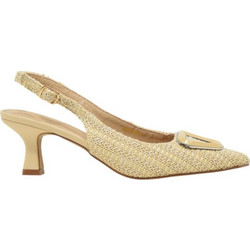 Seven 295-39W Γόβες Slingback με Λεπτό Χαμηλό Τακούνι Μπεζ U439W2953284