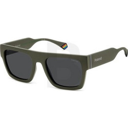 Polaroid Eyewear PLD6224/S/X 3Y5M9 Ανδρικά Γυαλιά Ηλίου Τετράγωνα Κοκάλινα Πράσινα με Μαύρο Φακό