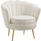 HOMCOM Πολυθρόνα Βελούδινη Μπεζ 833-961WT HOMCOM Πολυθρόνα Βελούδινη Μπεζ 833-961WT