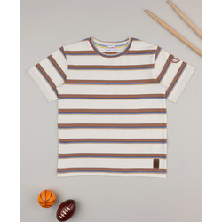 Prenatal Παιδικό T-Shirt Κοντομάνικο Λευκό Καφέ 1489234