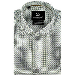 Monte Ανδρικό Πουκάμισο Βαμβακερό Μακρυμάνικο Slim Fit Γαλάζιο 31-2885-3505.3