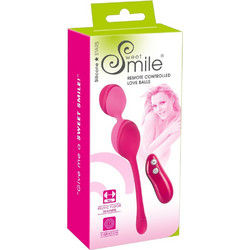 You2Toys Sweet Smile Remote Controlled Love Balls Δονητής για Ζευγάρια με Τηλεχειριστήριο Ροζ