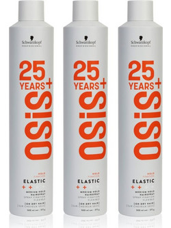 Schwarzkopf Osis+ Elastic Λακ Μαλλιών 3x500ml