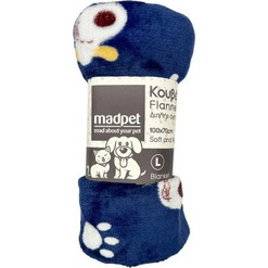 Madpet Κουβέρτα Σκύλου Μπλε 100x70cm MP-72053