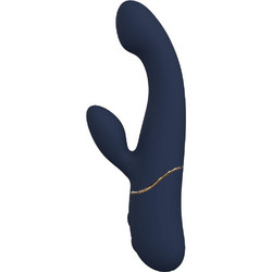 Dream Toys Goddess Hestia Rabbit Vibrator Δονητής Rabbit 20.8cm Μπλε