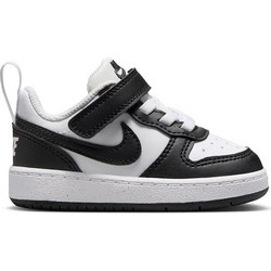Nike Court Borough Παιδικά Sneakers Λευκά Μαύρα DV5458-131