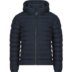 Superdry Hooded Fuji Padded Ανδρικό Μπουφάν Χειμωνιάτικο Puffer Navy Μπλε M5012290A-98T