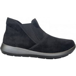 inblu Γυναικεία Μποτάκια Biker Suede Μαύρα WG000021