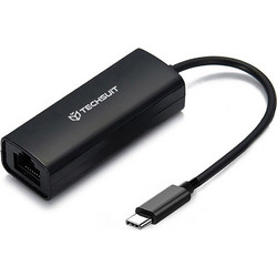 Techsuit AC20 Ενσύρματος Ethernet USB-C Αντάπτορας Δικτύου 100Mbps