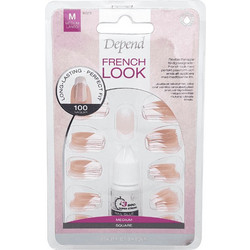 Depend Medium Square Tips Νυχιών Γαλλικού 100τμχ