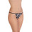Elite Form Γυναικείο Sexy String Μαύρο Λευκό 595