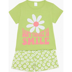 Pretty Baby Παιδική Πιτζάμα Βαμβακερή Καλοκαιρινή Lime 63164