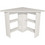 Hanah Home Corner Γωνιακό Γραφείο Ξύλινο με Βιβλιοθήκη 80x80x73.8cm 550ARN1103