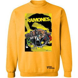 Takeposition Ramones Group Ανδρικό Φούτερ Κίτρινο