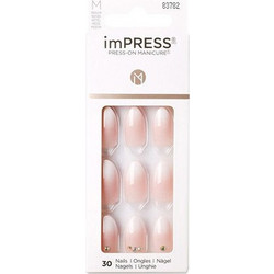 KiSS ImPRESS Medium Awestruck Oval Tips Νυχιών Γαλλικού 30τμχ
