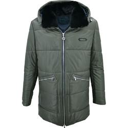 Leather 100 Ανδρικό Μπουφάν Χειμωνιάτικο Χακί 46S-M-GL-791