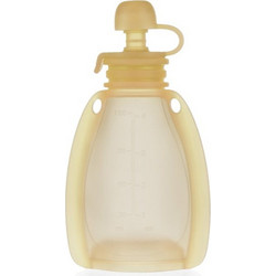 Zopa Δοχείο Σιλικόνης Πουρέ Yellow 120ml