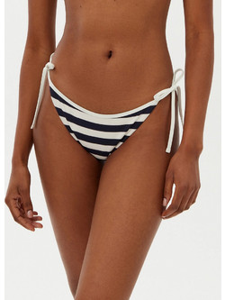 Tommy Jeans Bikini Slip Λευκό Μαύρο UW0UW05901-0LH