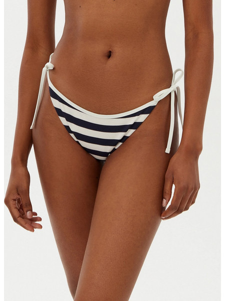 Tommy Jeans Bikini Slip Λευκό Μαύρο UW0UW05901-0LH
