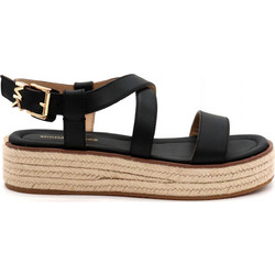 Michael Kors Lynn Καλοκαιρινές Γυναικείες Πλατφόρμες Χαμηλές Μαύρες 40S5LYFS1L-001