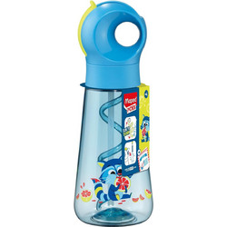 Maped Picnik Racoon Παιδικό Παγούρι με Καλαμάκι Γαλάζιο 500ml