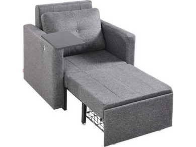 Vevor Καναπές Κρεβάτι Γκρι 87x81x81cm BYSFC315INCHGMW86V0