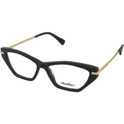 Max Mara MM5176 001 Γυναικείος Σκελετός Γυαλιών Οράσεως Κοκάλινος Μεταλλικός Χρυσός Μαύρος