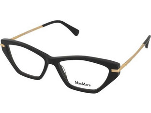 Max Mara MM5176 001 Γυναικείος Σκελετός Γυαλιών Οράσεως Κοκάλινος Μεταλλικός Χρυσός Μαύρος