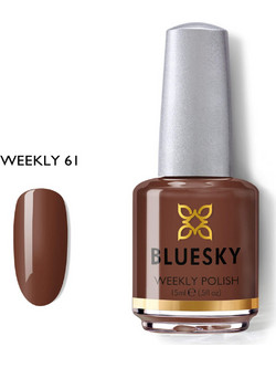 Bluesky Weekly 61 Chestnut Gloss Βερνίκι Νυχιών 15ml