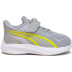 Puma Pounce Lite Παιδικά Sneakers Γκρι Κίτρινα 401516-06