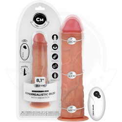 Cock Miller Vibrator Ρεαλιστικός Δονητής για Ζευγάρια με Τηλεχειριστήριο 20.5cm Flesh