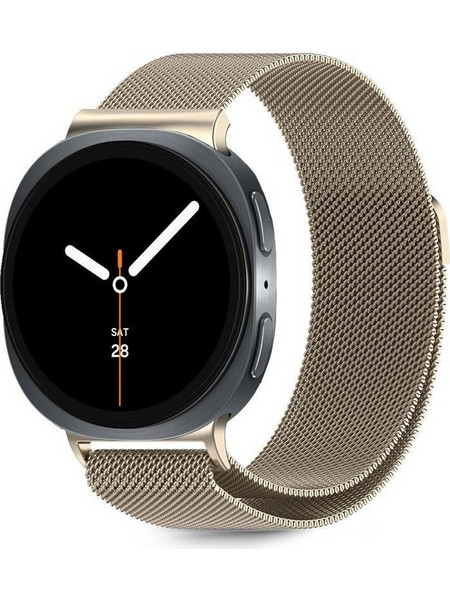 Tech-Protect Milaneseband Λουράκι Μεταλλικό Gold (Samsung Galaxy Watch 8 / 8 Classic)