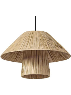 Osram Bamboo Paper Κρεμαστό Φωτιστικό Οροφής Μονόφωτο E27 Καφέ Φ40cm 54458569