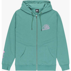 Quiksilver Ανδρική Ζακέτα Φούτερ με Κουκούλα και Φερμουάρ Τιρκουάζ EQYFT05133