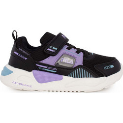 Fila Killington Nanobionic Παιδικά Sneakers Μαύρα Λιλά 3AF53001-082