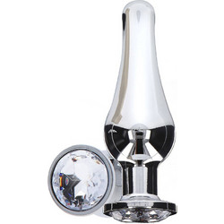 ToyJoy Bum Bijou Large Πρωκτική Σφήνα Diamond Plug 13cm Ασημί D-243829
