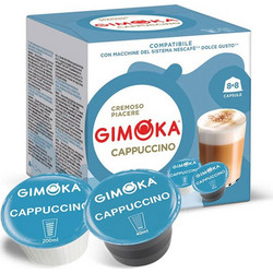 Gimoka Κάψουλες Cappuccino Cappuccino Συμβατές με Μηχανή Dolce Gusto 16τμχ